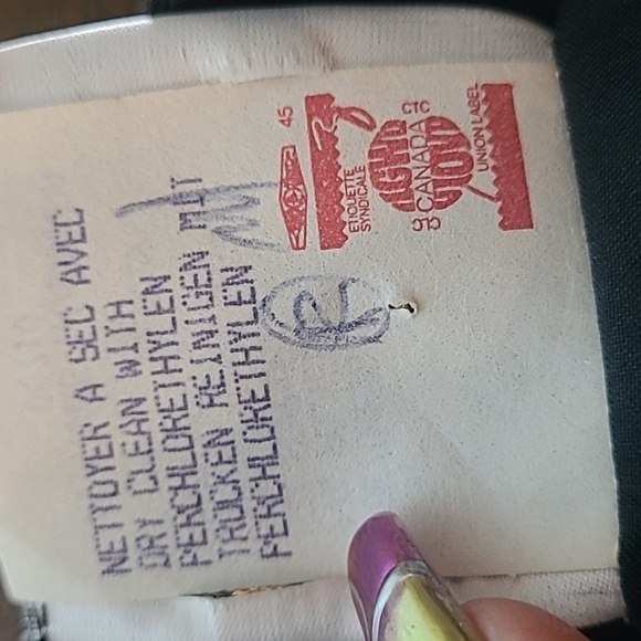 Joseph Ribkoff Vintage Asymmetrical Cut Out Black Dress size 6 - Picture 10 of 10